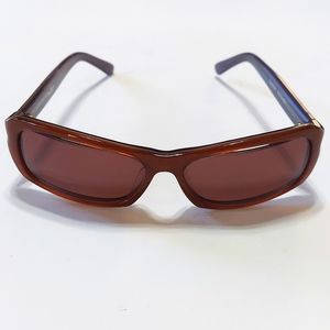 Boz Unisex Sunglasses Brown Frames With Dark Lens